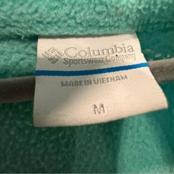 Columbia Sea Foam Green Fleece size M - Picture 2 of 6